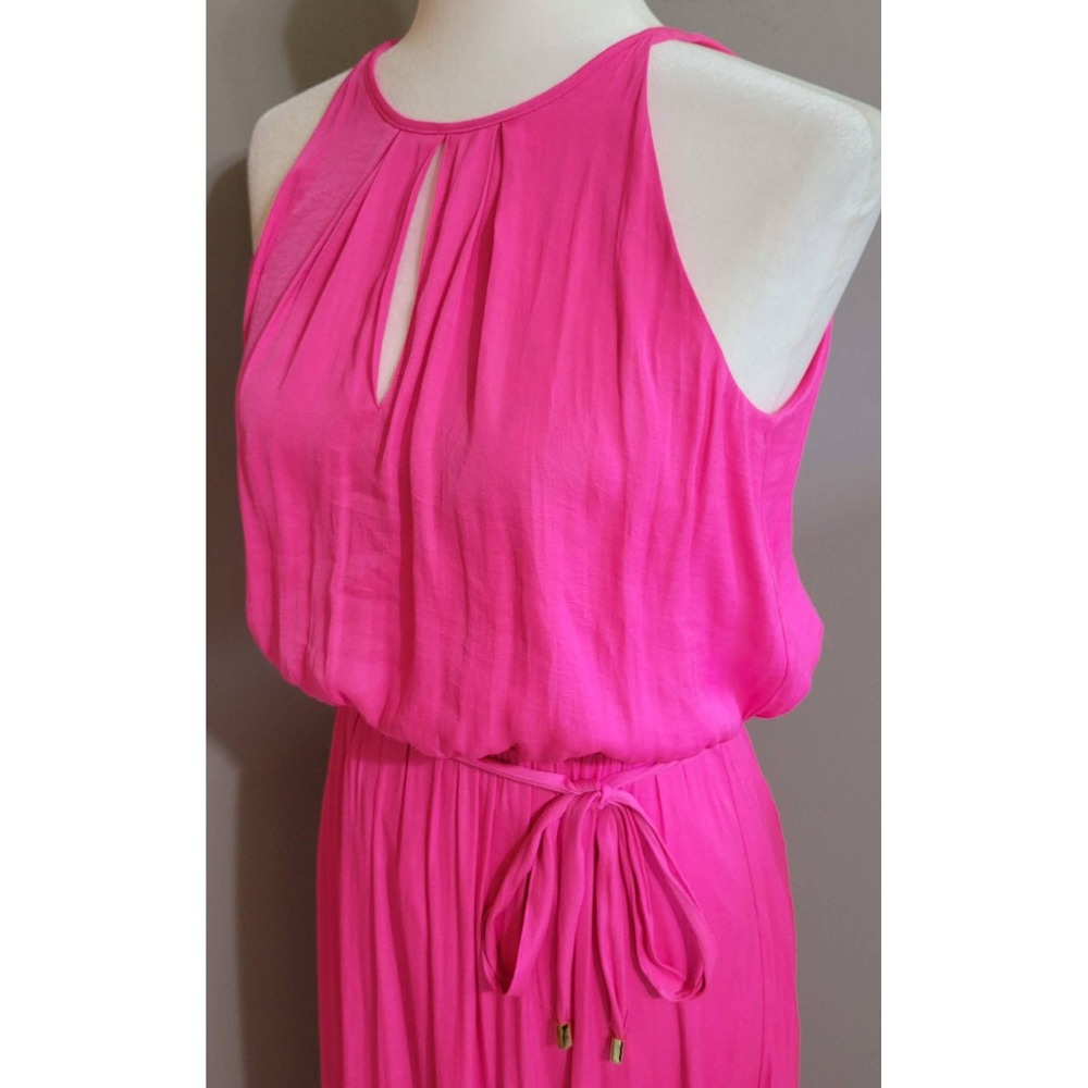 Jennifer Lopez Silky Smooth Pink Maxi Dress - Picture 5 of 6